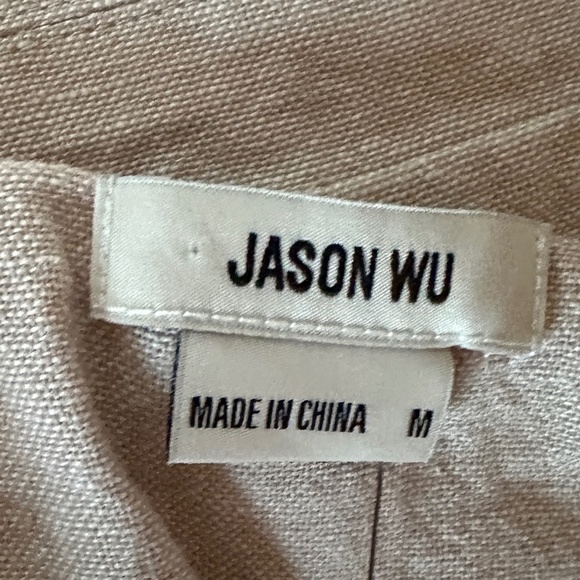 **JASON WU* Ivory Long Sleeve Blazer Suit Jacket Size Medium - Picture 6 of 7